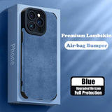 Business Suede Anti-slip Phone Case For iPhone