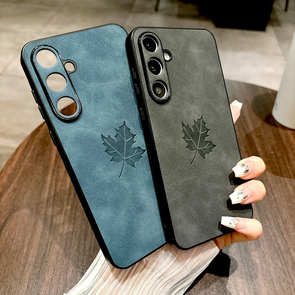 Retro Leather Case For Samsung Galaxy