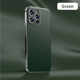Genuine Cowhide Leather Phone Case for iPhone