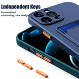 Luxury Soft Silicone Wallet Case For iPhone
