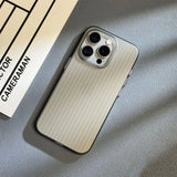 Matte Natural Titanium Grating Hard Phone Case for IPhone