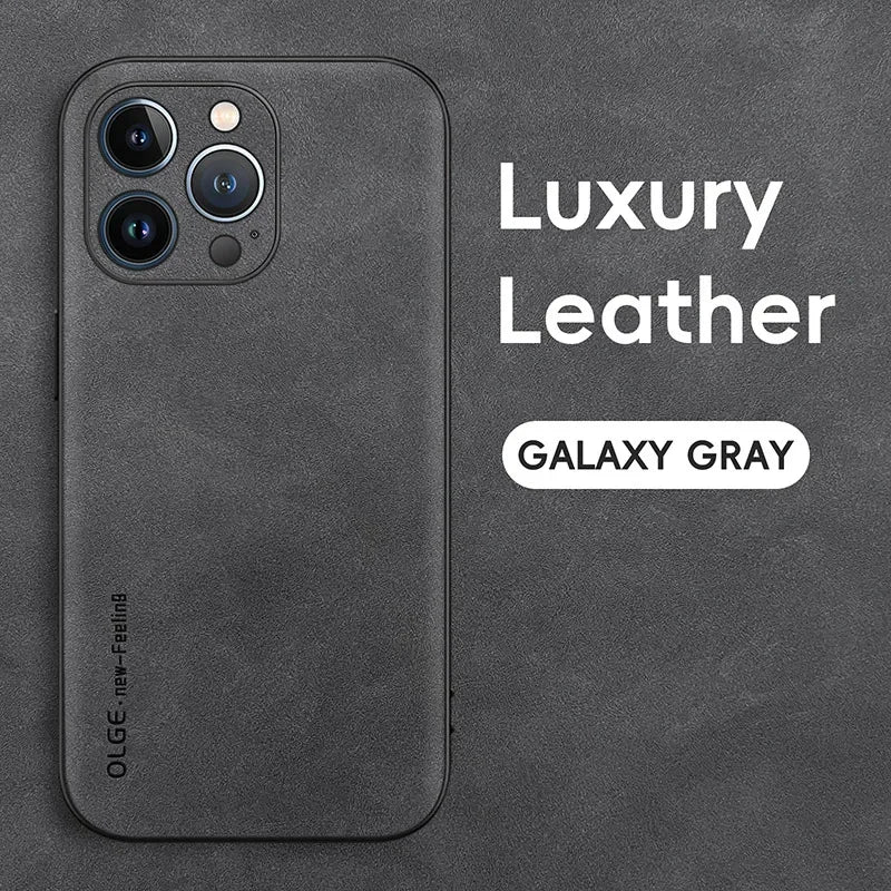 Luxury Leather Phone Case For iPhone