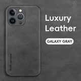 Luxury Leather Phone Case For iPhone