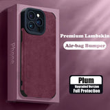 Business Suede Anti-slip Phone Case For iPhone