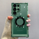 Luxury Plating Magnetic Case For Samsung