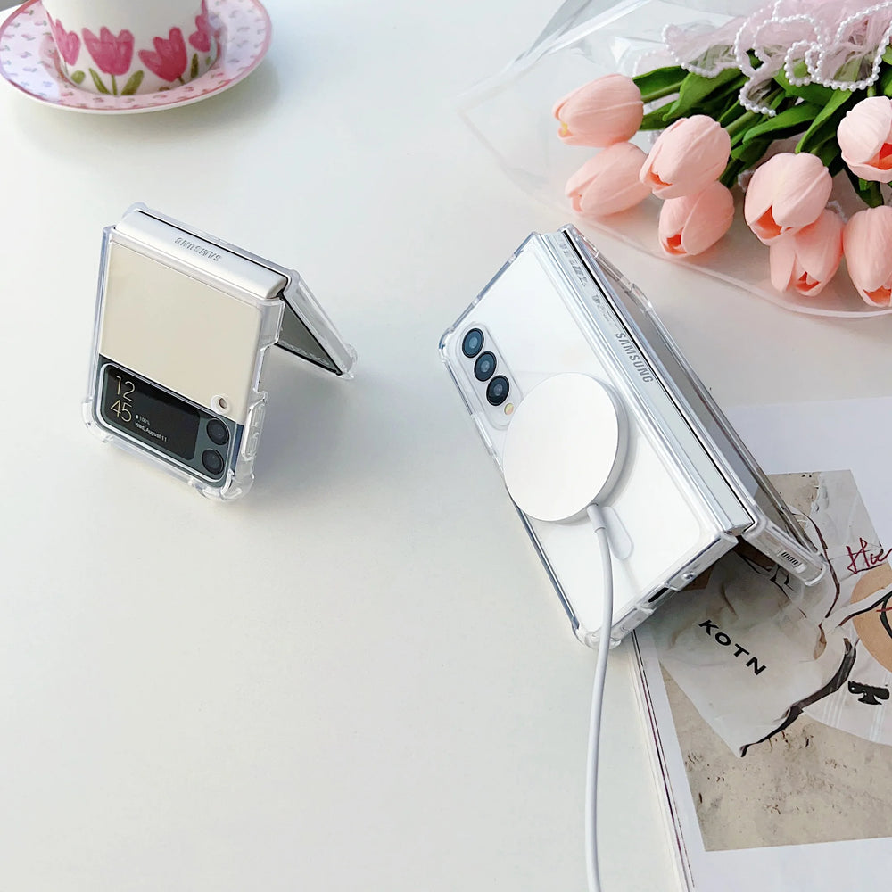 Transparent Shockproof Magsafe Case For Samsung