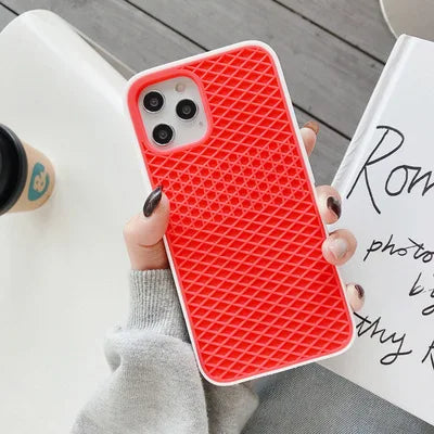 Waffle Silicone Case for iPhone