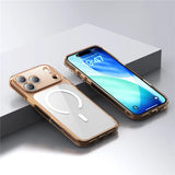 Luxury Clear Shockproof Magsafe Magnetic Case For iPhone