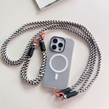 Crossbody Strap Lanyard Magnetic Case For iPhone