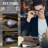 Leather Wallet Card Slot Phone Case for Samsung
