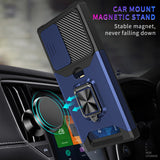 Wallet Ring Holder Armor Kickstand case Samsung