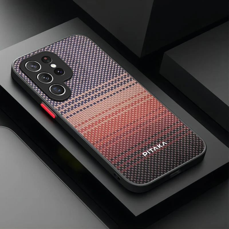 Luxury Real Aramid Fiber Matte Case For Samsung Galaxy