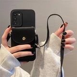 Crossbody Card Slot Bag Holder Case For Samsung Galaxy