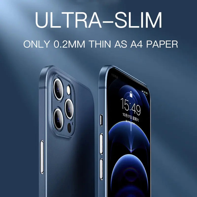 New 0.2MM Ultra Thin Matte PP Case For iphone