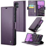 Luxury Business Leather Wallet Flip Case for Samsung