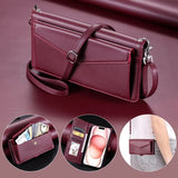 Double Card Slot Crossbody Wallet Case for iPhone