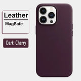 Luxury Leather MagSafe Case for  iPhone