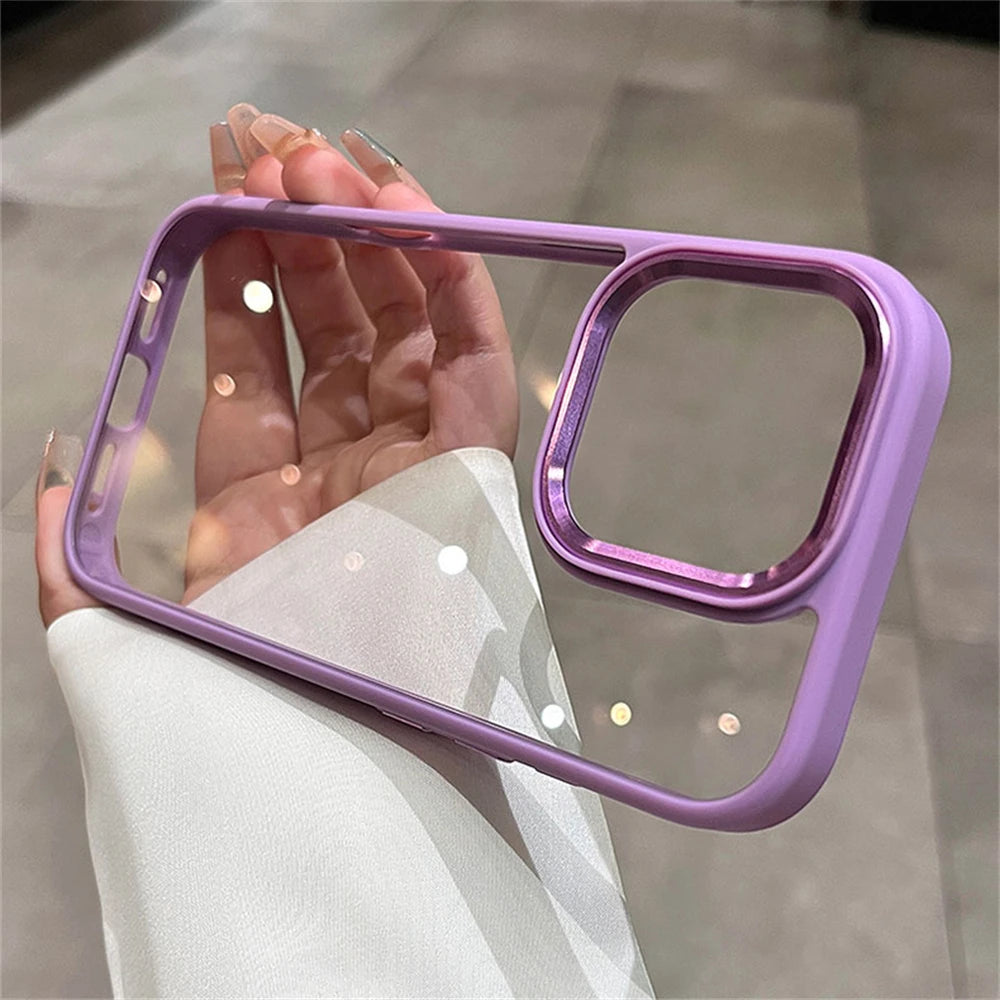 Luxury Transparent Soft Silicone Case For iPhone