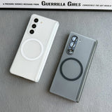 Slim Matte Hinge Protection Magsafe Case for Samsung
