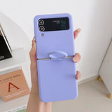 Liquid Silicone Ring Holder Case for Samsung Galaxy