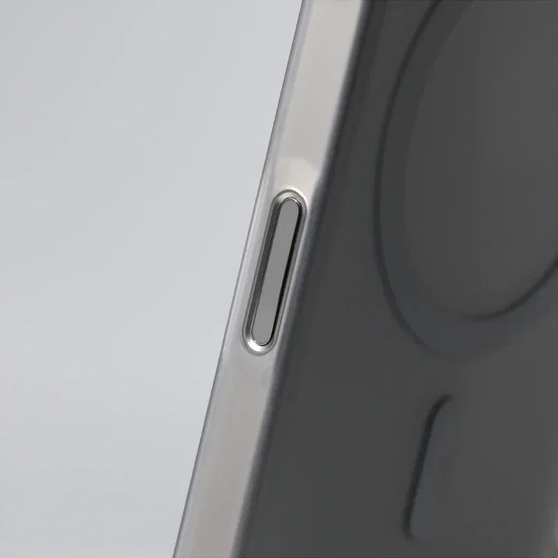 Ultra Thin Frosted Barcode MagSafe Phone Case for iPhone