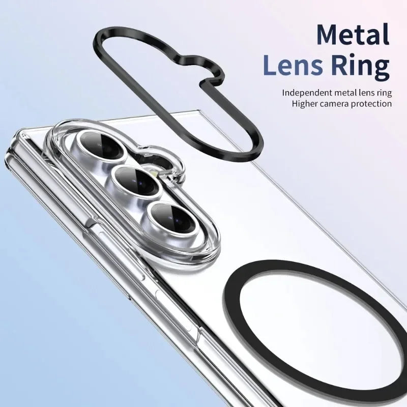 Ultra Slim Transparent Magsafe Phone Case For Samsung