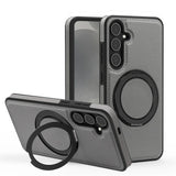 Rotating Stand Leather Magnetic Phone Case for Samsung