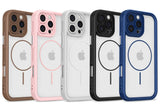Cooling Frame Magnetic Clear Phone Case For iPhone