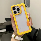 Contrasting Colors Borderless Frame Case For iPhone