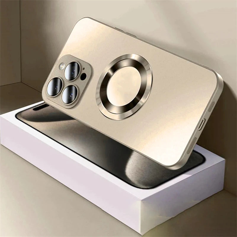 Luxury Matte Magnetic Case For iPhone