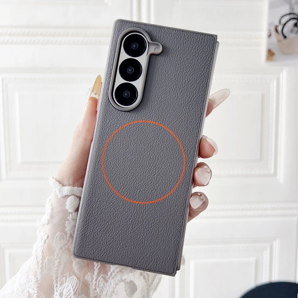 Ultra Thin Slim Folding Magnetic Case for Samsung