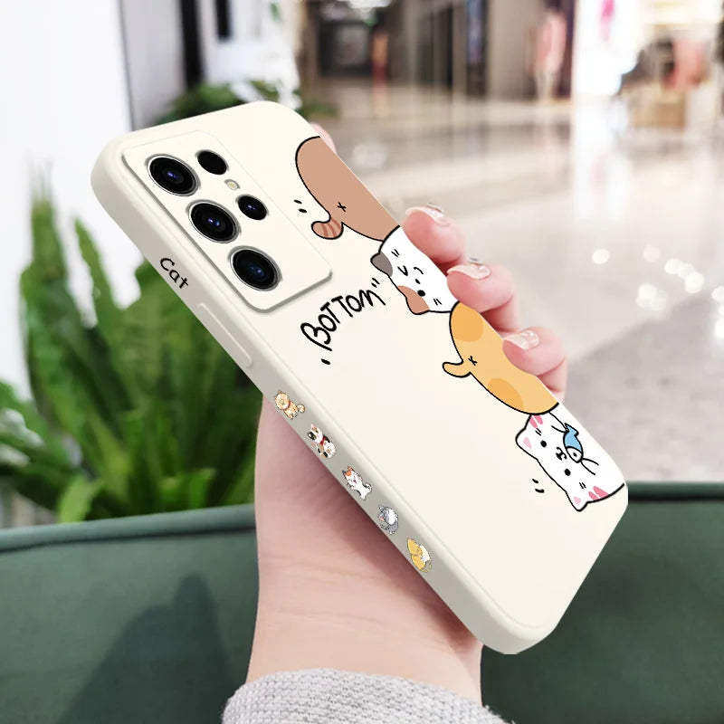 Cat Litter Phone Case For Samsung