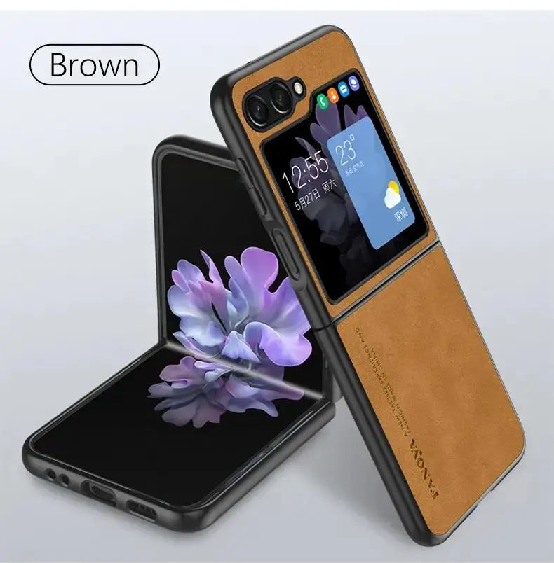 Luxury Vintage Sheepskin Leather Case For Samsung Galaxy