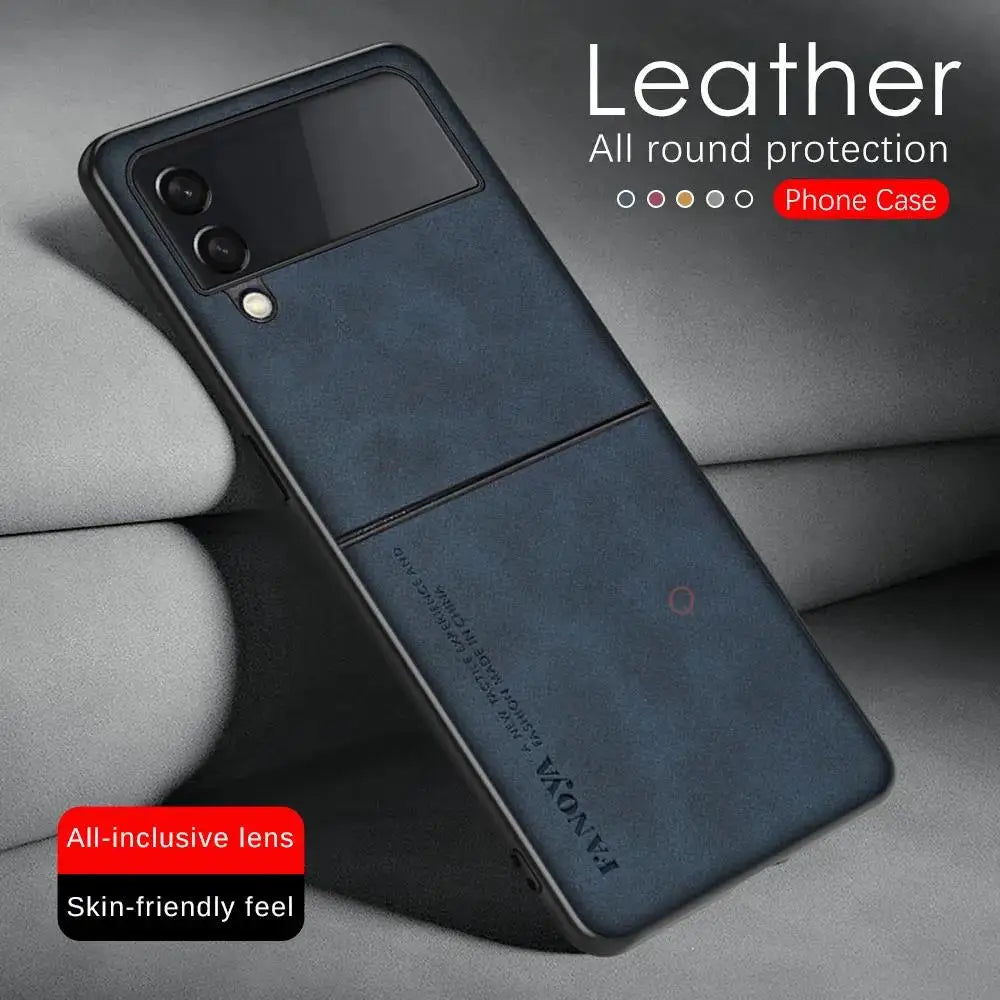 Luxury Vintage Sheepskin Leather Case For Samsung Galaxy