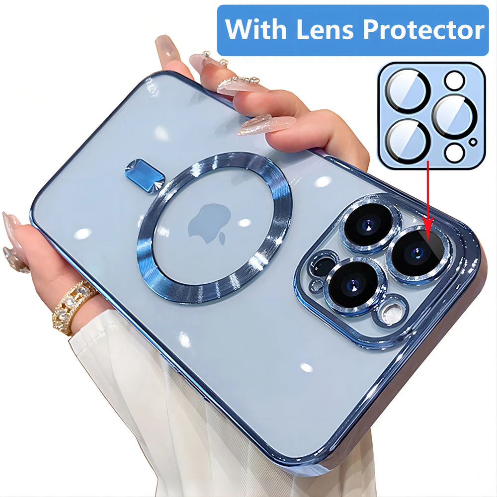 Magnetic Plating Case For iPhone