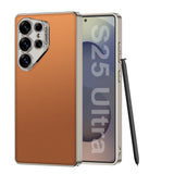 Luxury Leather Carbon Fiber PC Shockproof Phone Case For Samsung