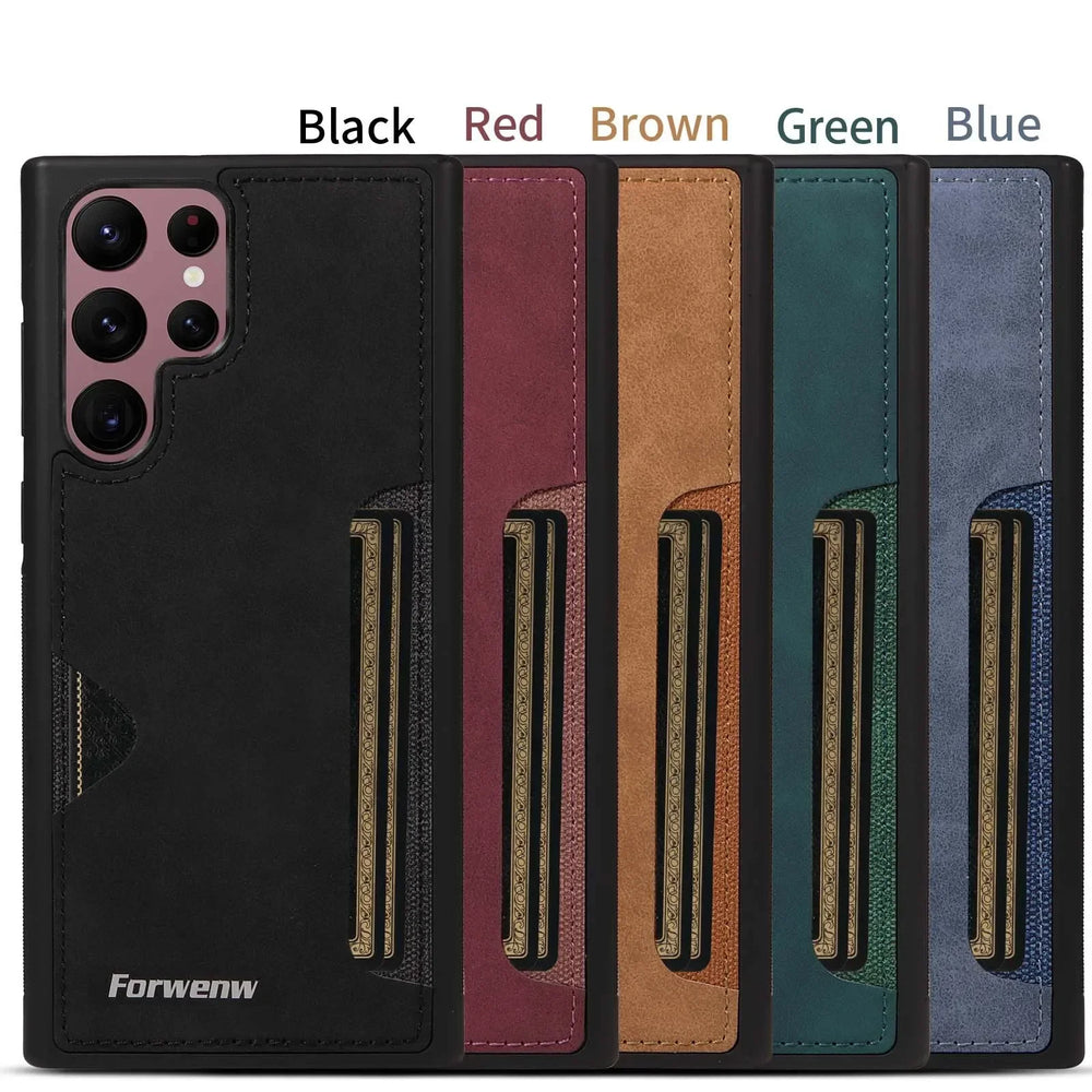 Retro LeatherCover Solt Case for Samsung Galaxy