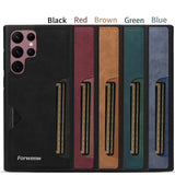 Retro LeatherCover Solt Case for Samsung Galaxy