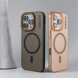 Ultra Thin Frosted Barcode MagSafe Phone Case for iPhone