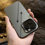 Travel-Inspired Airplane Route Design TPU Basic Case for iPhone
