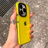 Luxury Transparent Airbag Bumper Case For iPhone