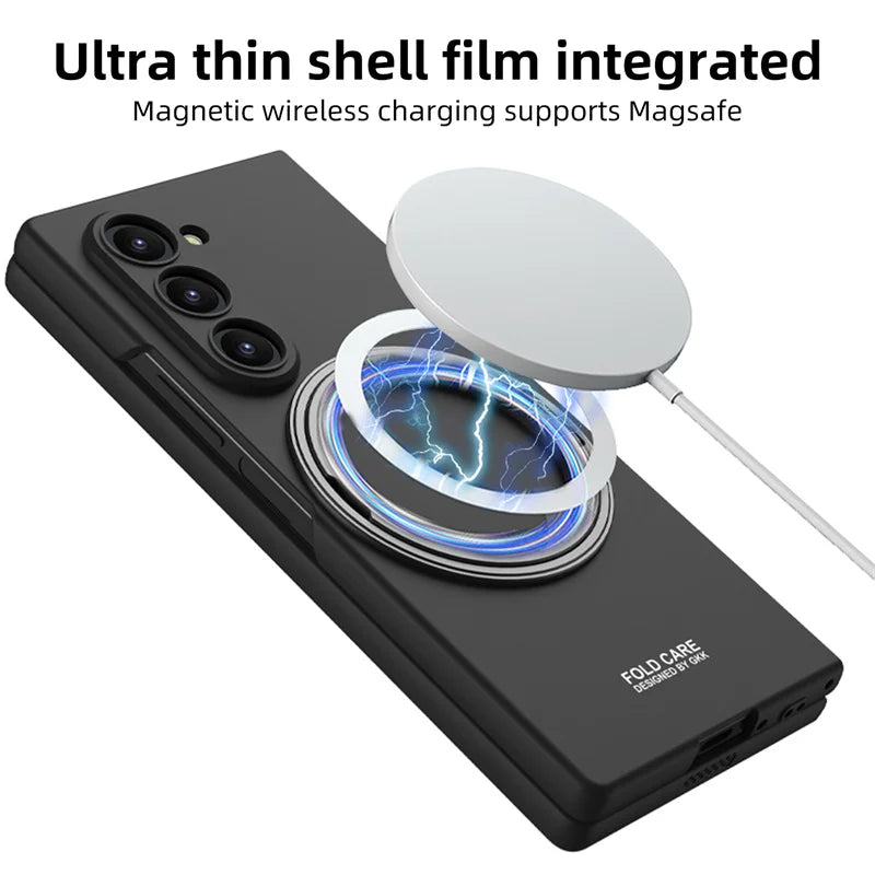 Rotating Magnetic Ring Frosted Case for Samsung