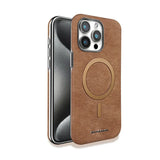 Classic Vintage Leather Magnetic Case for iPhone