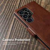 Funda Wallet Card Slot Luxury Leather Case For Samsung
