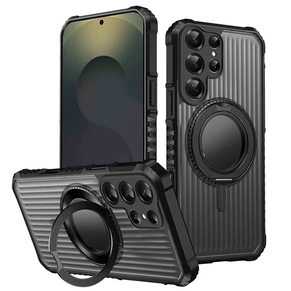 360° Rotate Ring Stand Shockproof Armor Case For Samsung