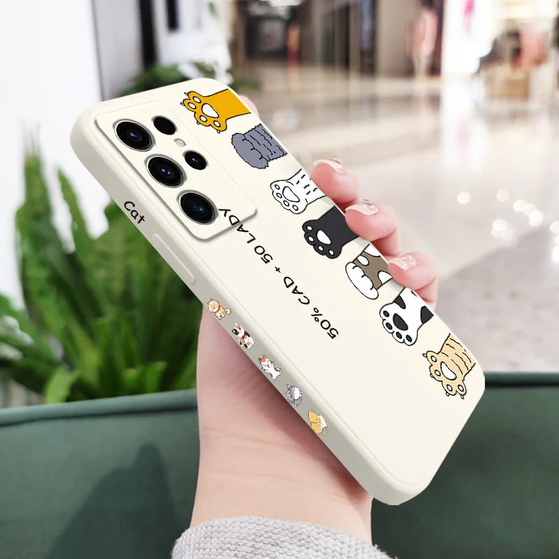 Cat Litter Phone Case For Samsung