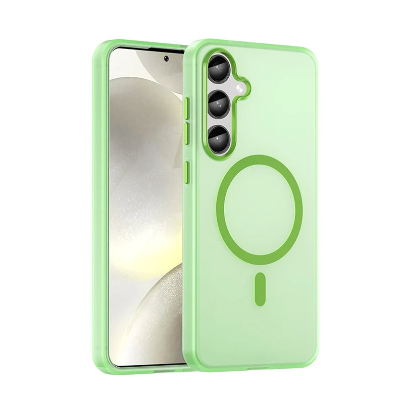 Magsafe Magnetic frosted semi-transparent Case For Samsung