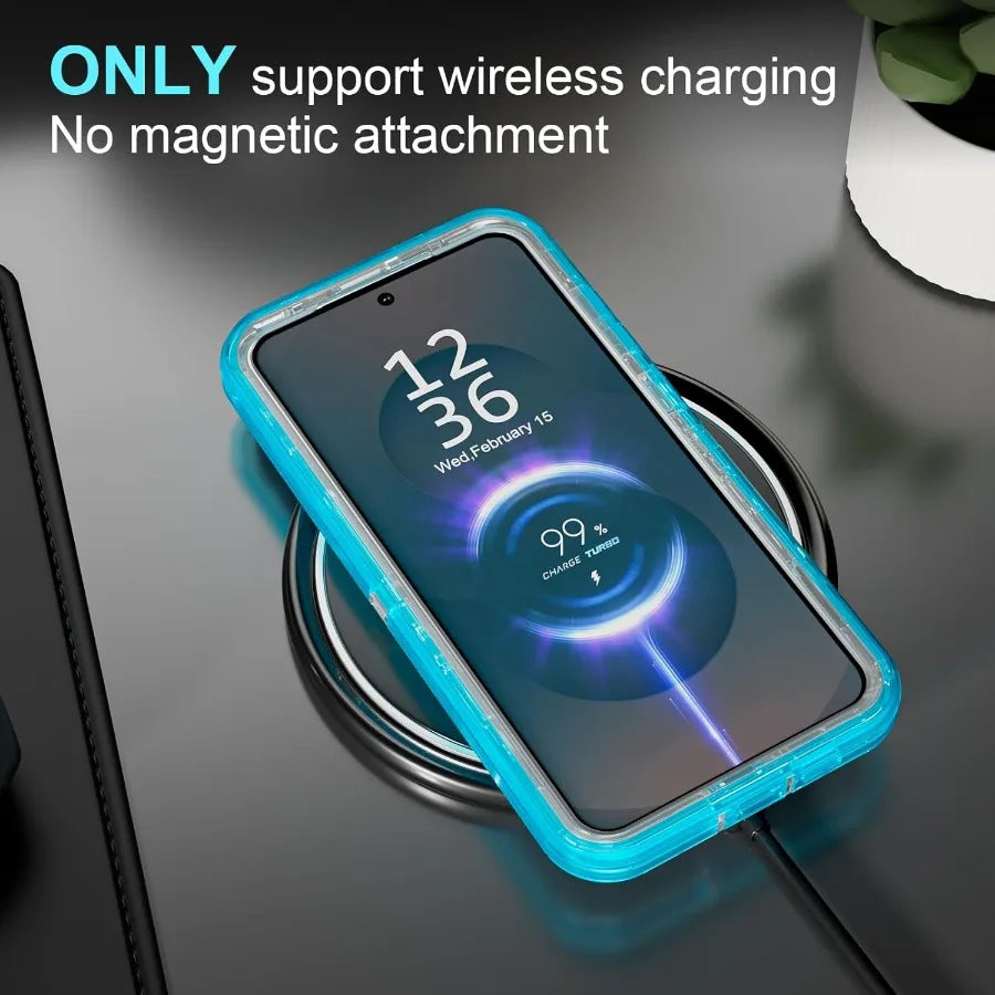 3-in-1 Clear Shock Drop proof Bumper Case For Samsung