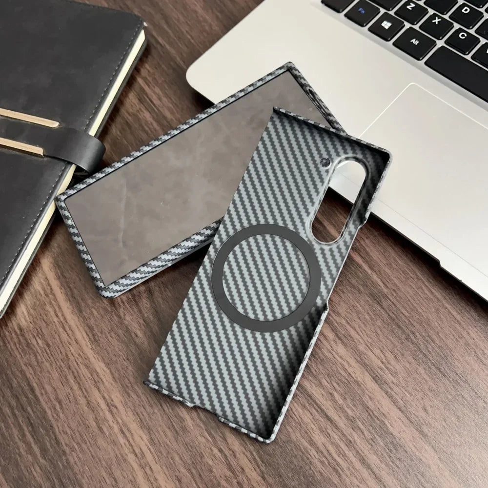 Ultra Slim Carbon Fibre Magsafe Phone Case For Samsung