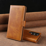 Funda Wallet Card Slot Luxury Leather Case For Samsung